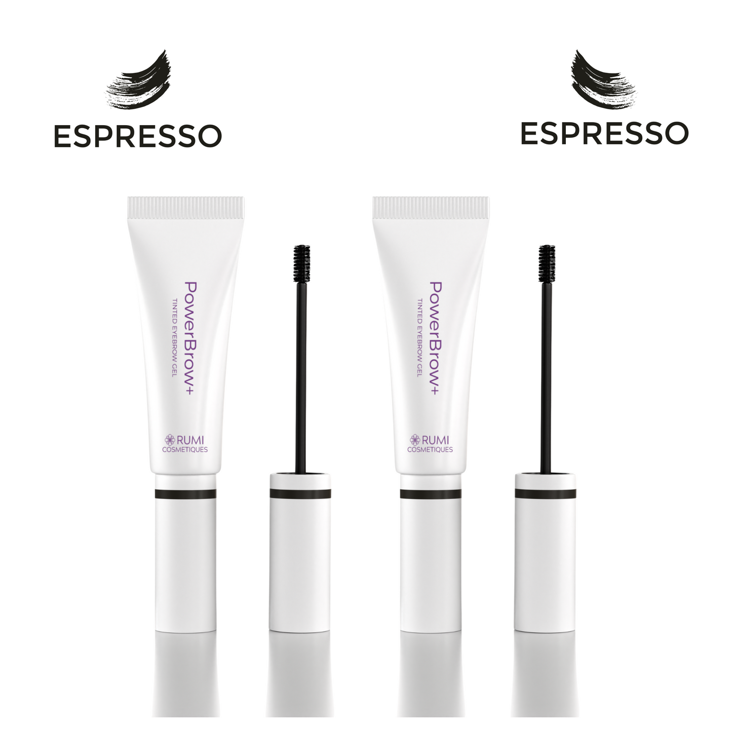 2pcs PowerBrow+ Tinted Eyebrow Gel