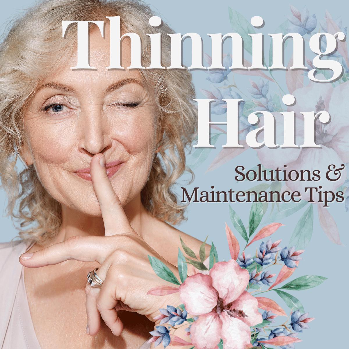 Thinning Hair – Solutions & Maintenance Tips