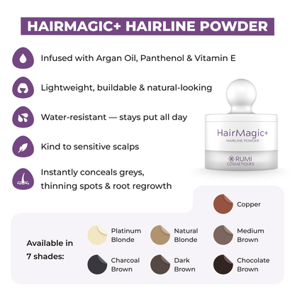 HairMagic+ Hairline Powder