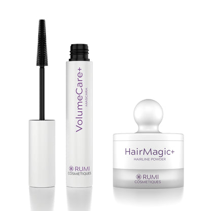 Mascara + Hairline Powder