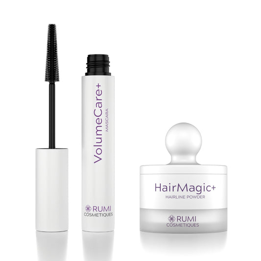 Mascara + Hairline Powder