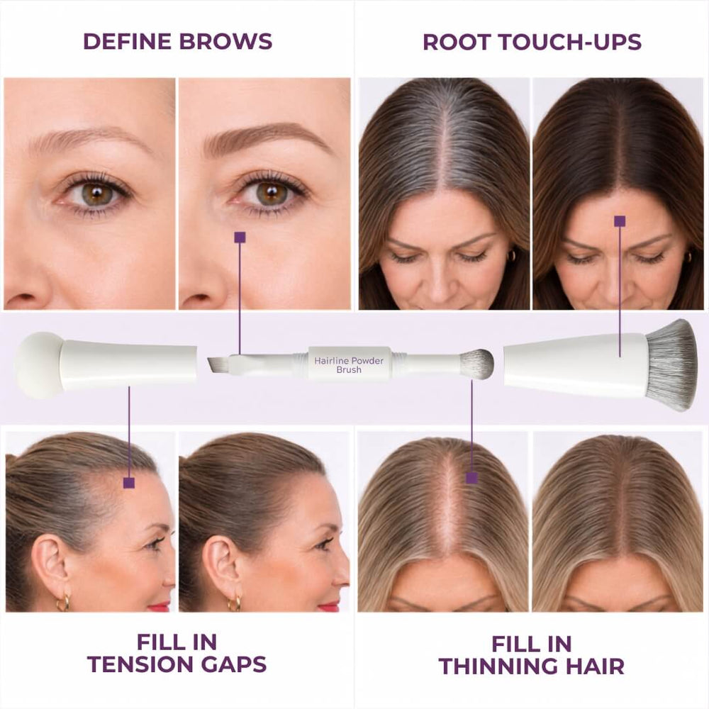 Hairline Powder + 4-in-1 Brush